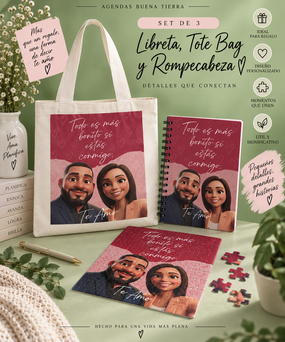 Colección 3pc