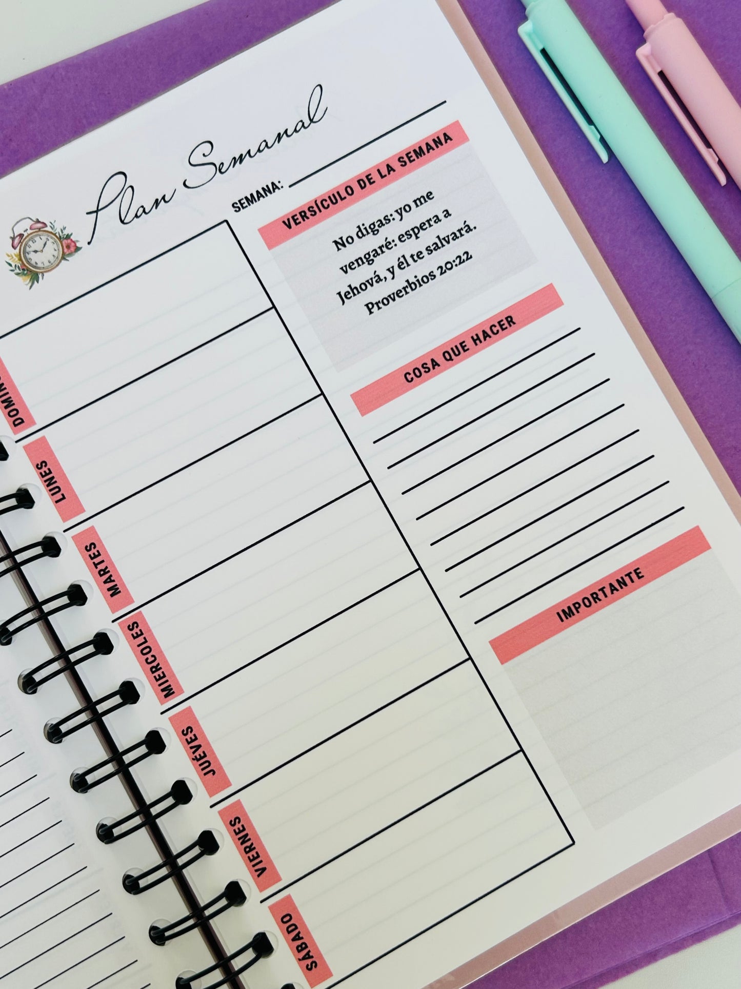 Agenda Eclesiastés Personalizada