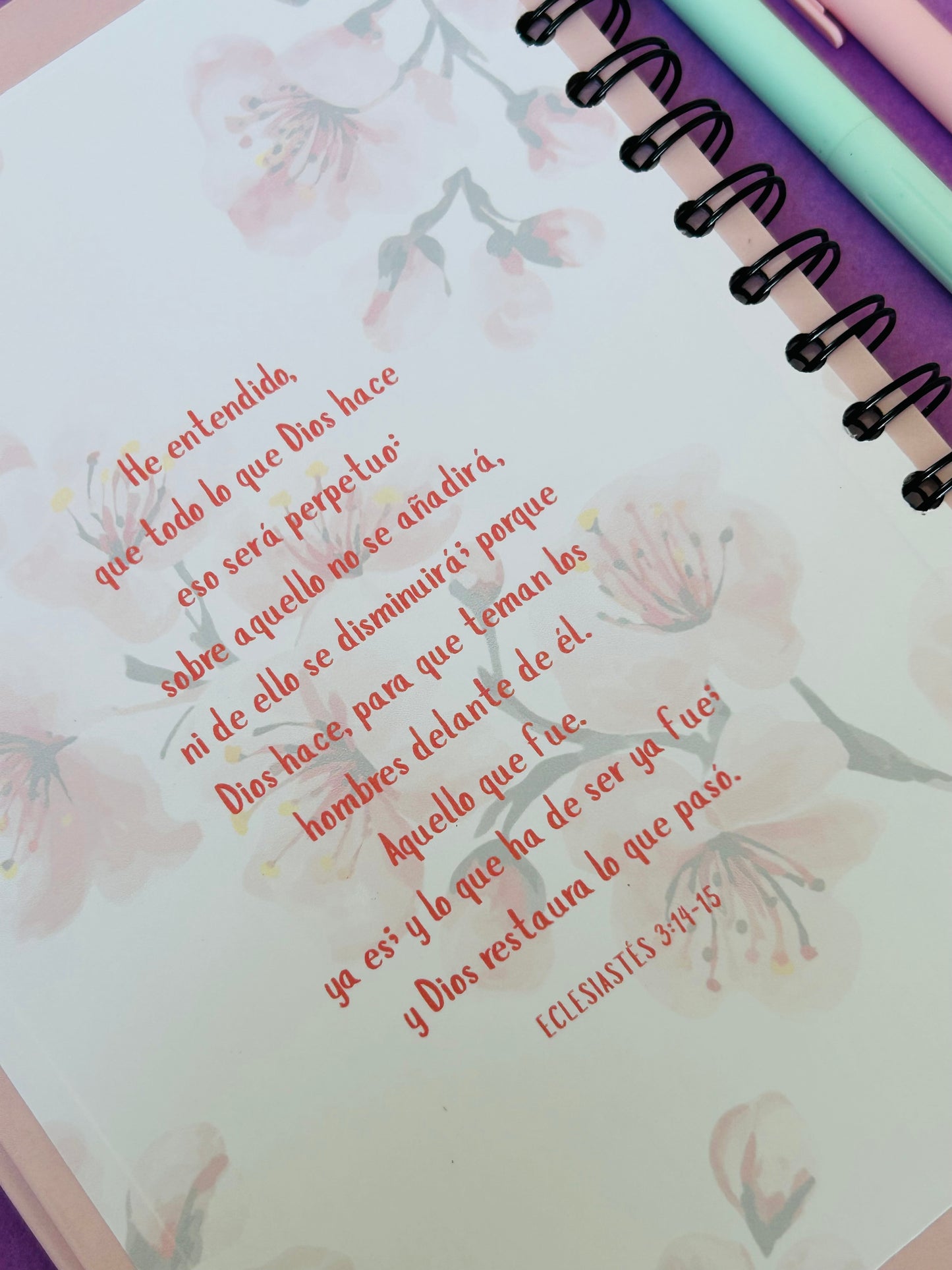 Agenda Eclesiastés Personalizada