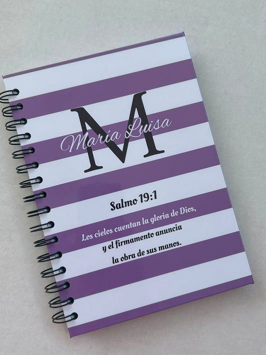 Caja con Propósito Lila y Blanco